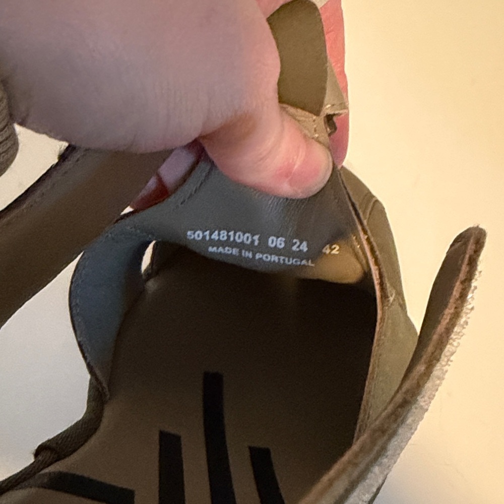 Fly London BURI481FLY Wedge Sandals in Olive Green Womens size 42/11-11.5 - Picture 13 of 13